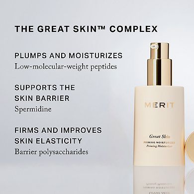 Great Skin Priming And Firming Moisturizer With Peptides And Hyaluronic Acid