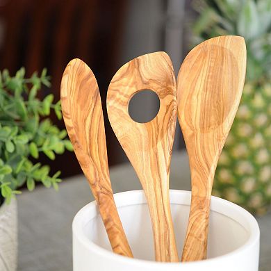 Pointed Olive Wood Spoon