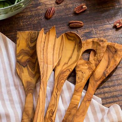 Pointed Olive Wood Spoon