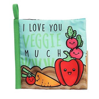 Ebba Small Multicolor Story Pals 7" I Love You Veggie Much Educational Baby Stuffed Animal