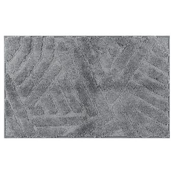 1 pc Geometric Luxury Soft Bathroom Rugs Bath Mat for Shower Kitchen Entryway Modern Decor 16" x 24"