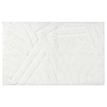 1 pc Geometric Luxury Soft Bathroom Rugs Bath Mat for Shower Kitchen Entryway Modern Decor 16" x 24"