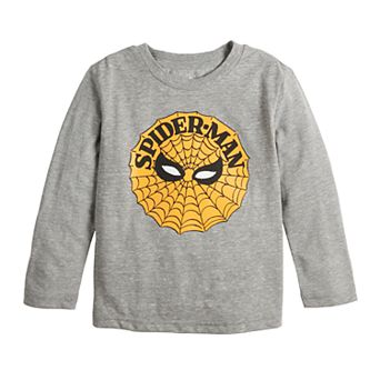 Baby & Toddler Boys Jumping Beans® Spidey Web Eyes Long Sleeves Tee