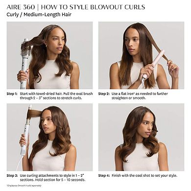 Aire 360 Ceramic Air Styler Blowout Kit