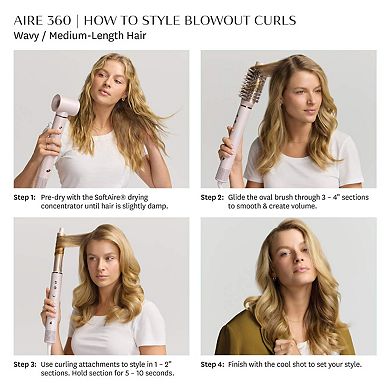 Aire 360 Ceramic Air Styler Blowout Kit