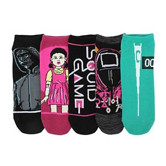 Women's Squid Games Ankle Socks 5-Pack