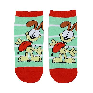 Women's Garfield & Odie Ankle Socks 5-Pack