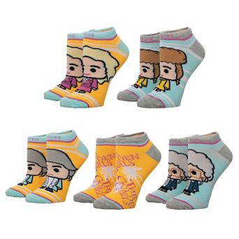 Women's Golden Girls Chibi Ankle Socks 5-Pack