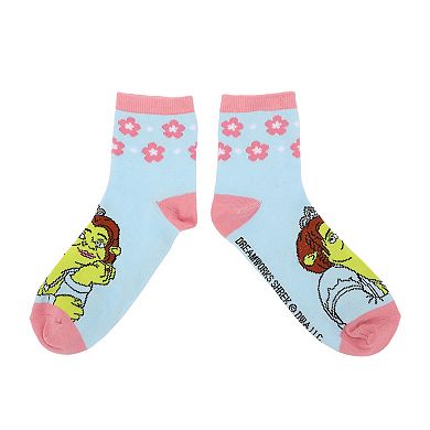 Women's Shrek 3D Quarter Crew Socks 3-Pack