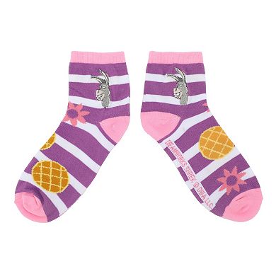Women's Shrek 3D Quarter Crew Socks 3-Pack