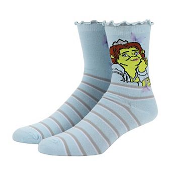 Women's Shrek & Fiona Crew Socks
