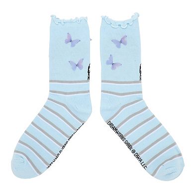 Women's Shrek & Fiona Crew Socks