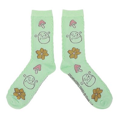 Women's Shrek & Donkey Crew Socks