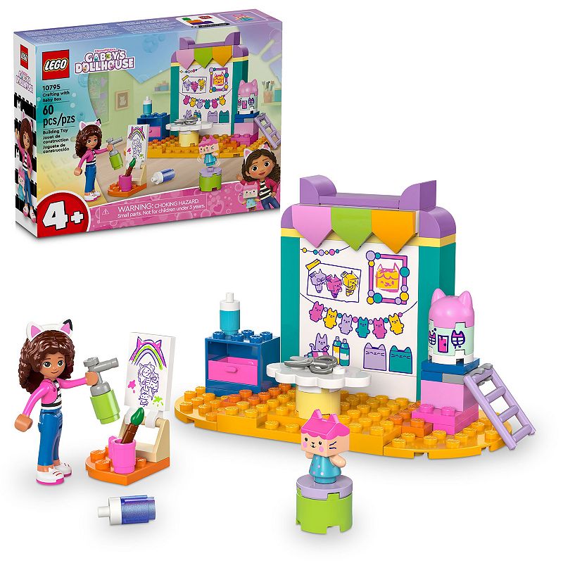 UPC 673419388078 product image for LEGO Gabby's Dollhouse Crafting with Baby Box Toy 10795 Building Kit (60 Pieces) | upcitemdb.com