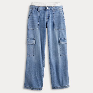 Juniors' Almost Famous Cargo Skater Pants with Boxer Insert