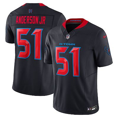 Men s Nike Will Anderson Jr. Navy Houston Texans 2nd Alternate Vapor F.U.S.E. Limited Jersey