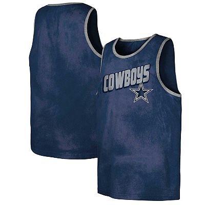 Youth Navy Dallas Cowboys Sun Bleached Ride the Tide Tank Top