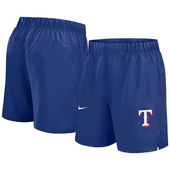 Men's Nike Royal Texas Rangers Woven Victory Performance Shorts
