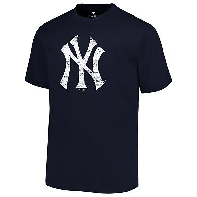 Men's Profile Navy New York Yankees Big & Tall Primary Logo T-Shirt