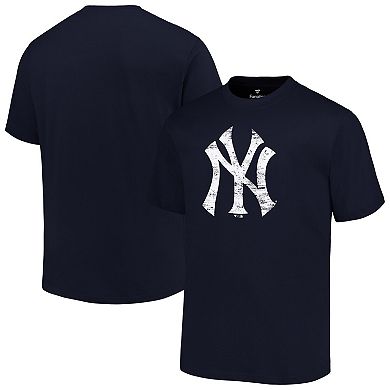 Men's Profile Navy New York Yankees Big & Tall Primary Logo T-Shirt
