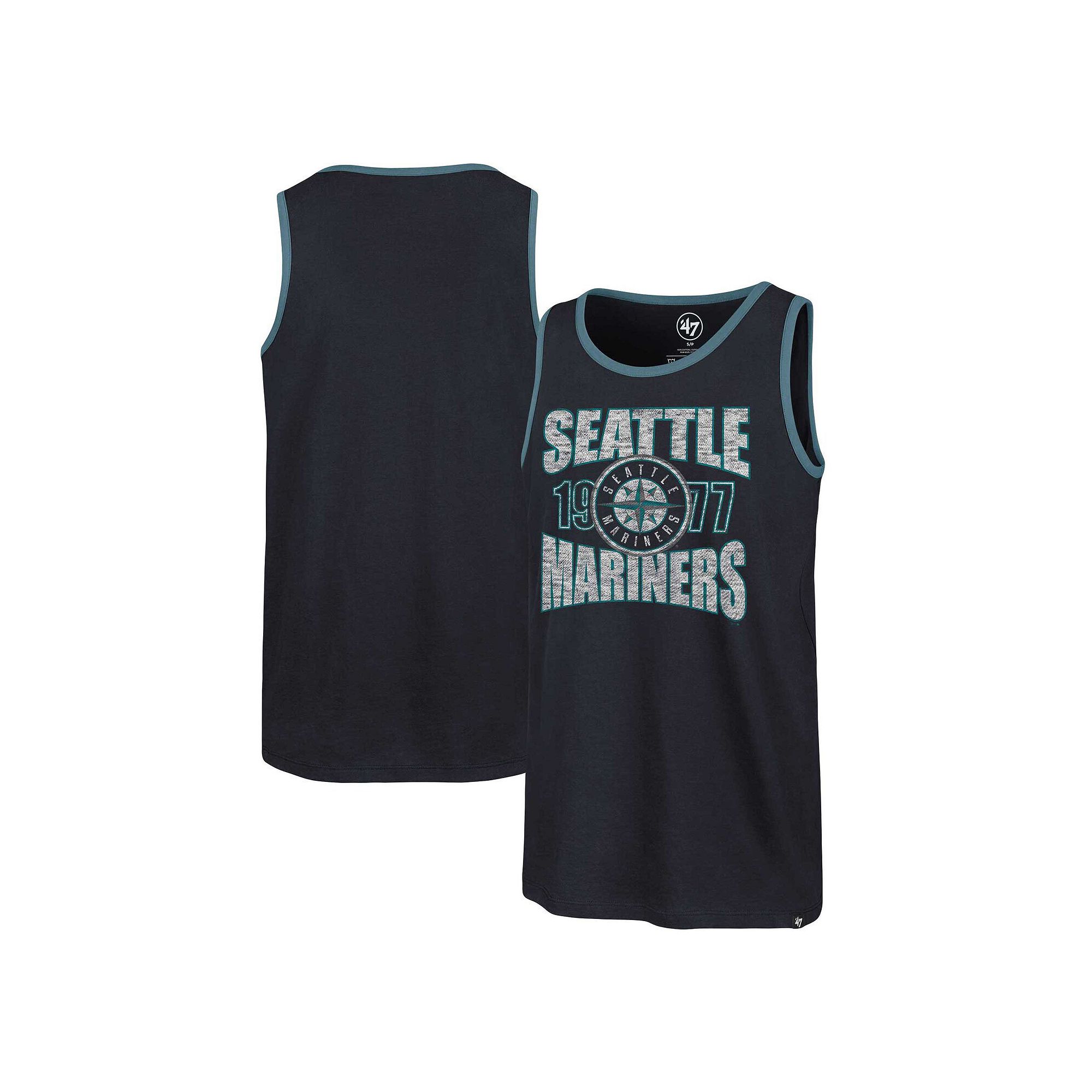 Mens 47 Navy Seattle Mariners Upload Franklin Tank Top, Size: Small, Blue
