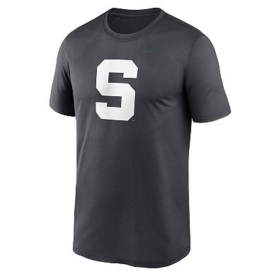 Men's Nike Anthracite Michigan State Spartans Primetime Legend Alternate Logo T-Shirt