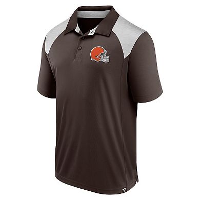 Men's Fanatics Brown Cleveland Browns Primary Polo