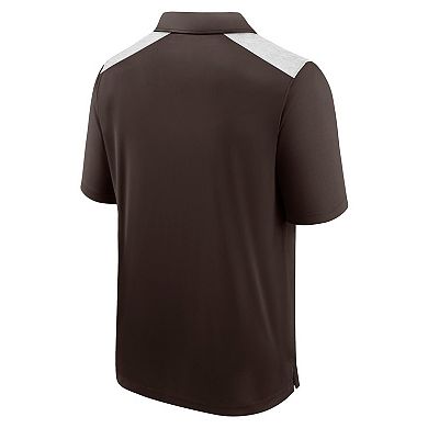 Men's Fanatics Brown Cleveland Browns Primary Polo
