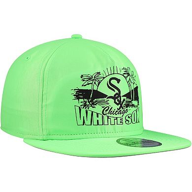 Men's New Era Green Chicago White Sox Neon Golfer Snapback Hat