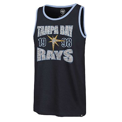 Men's '47 Navy Tampa Bay Rays Upload Franklin Tank Top