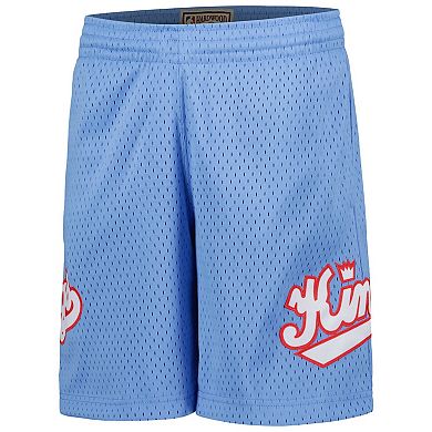 Youth Mitchell & Ness Blue Sacramento Kings Hardwood Classics Swingman Shorts