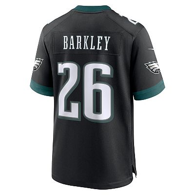 Men s Nike Saquon Barkley Black Philadelphia Eagles Alternate Game Jersey