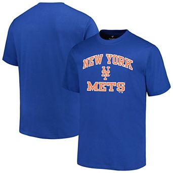 Men's Profile Royal New York Mets Big & Tall Heart & Soul T-Shirt