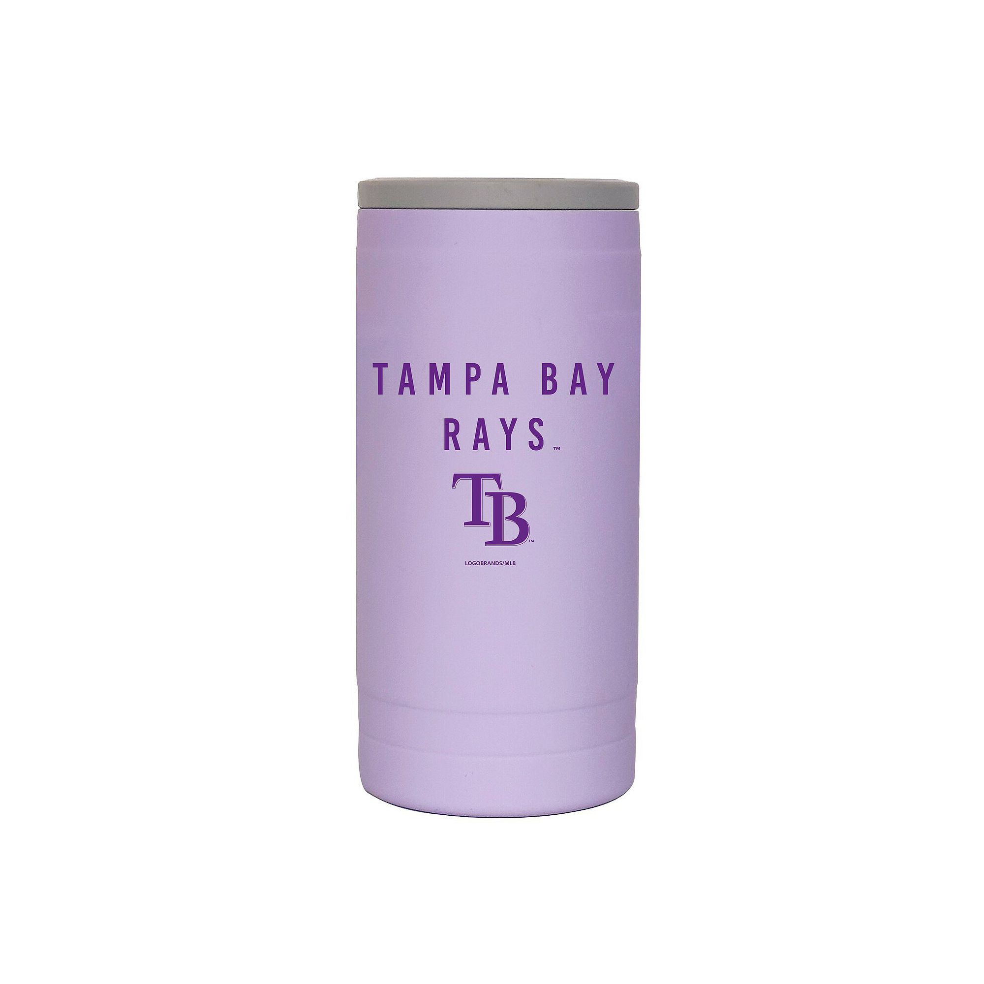 Tampa Bay Rays 12oz. Lavender Soft Touch Slim Coolie, Team