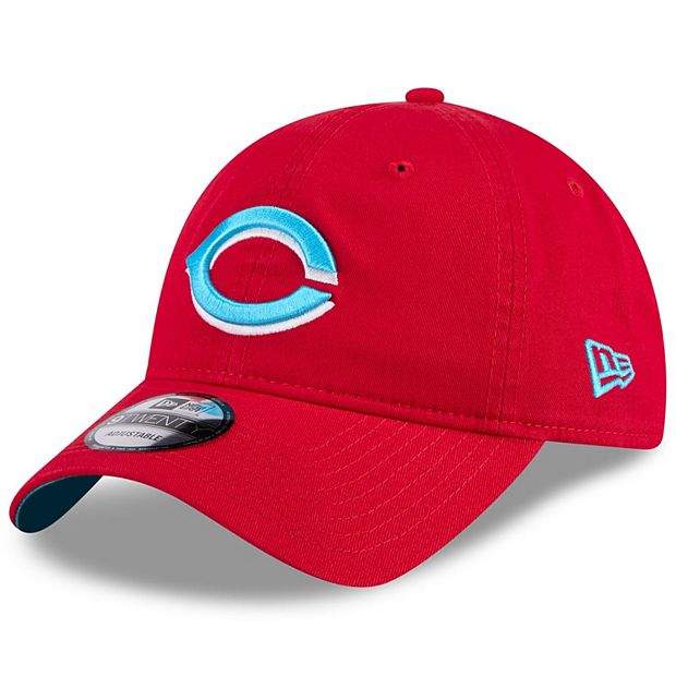 Men s New Era Red Cincinnati Reds 2024 Father s Day 9TWENTY Adjustable Hat