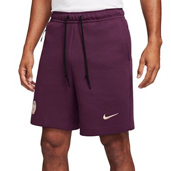 Men's Nike Burgundy Paris Saint-Germain 2024/25 Tech Fleece Shorts