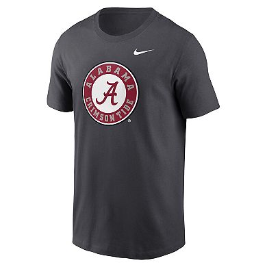 Men's Nike Anthracite Alabama Crimson Tide Primetime Alternate Logo T-Shirt