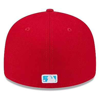 Men's New Era Red Cincinnati Reds 2024 Father's Day Low Profile 59FIFTY Fitted Hat