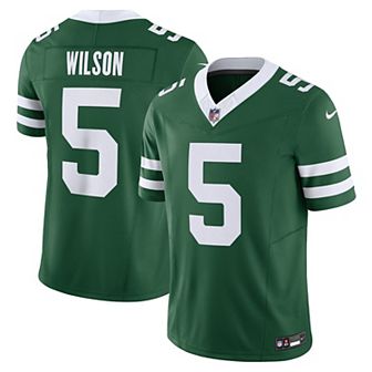 Men's Nike Garrett Wilson Legacy Green New York Jets Vapor F.U.S.E. Limited Jersey