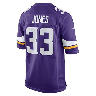 Men's Nike Aaron Jones Purple Minnesota Vikings Game Player Jersey