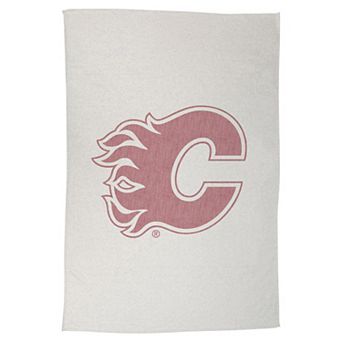 "Calgary Flames 54"" x 84"" Sweatshirt Blanket"