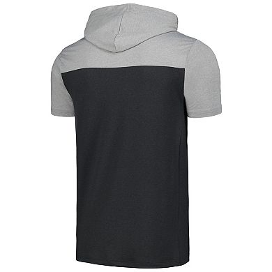 Men's New Era Black San Francisco Giants Active Brushed Hoodie T-Shirt