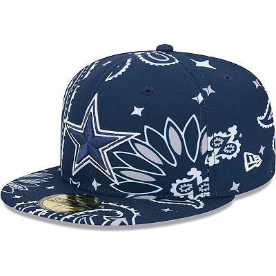 Men s New Era Navy Dallas Cowboys Paisley 59FIFTY Fitted Hat