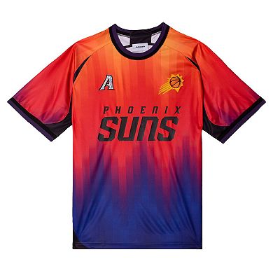 Men's Authmade x NBA Orange Phoenix Suns Soccer Kit Fashion Jersey