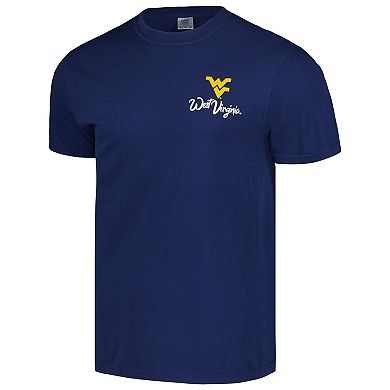 Unisex Navy West Virginia Mountaineers Hyper Local Welcome to Campus T-Shirt