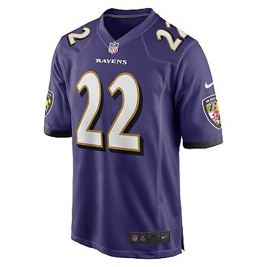Men's Nike Derrick Henry Purple Baltimore Ravens Game Player Jersey