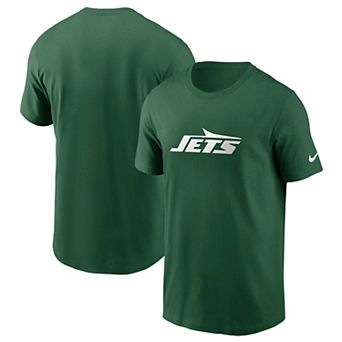 Men's Nike Green New York Jets Primetime Wordmark Essential T-Shirt