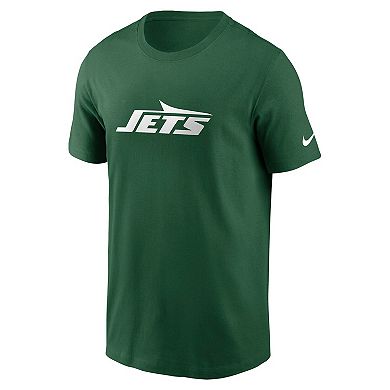 Men's Nike Green New York Jets Primetime Wordmark Essential T-Shirt