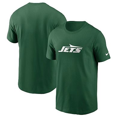 Men's Nike Green New York Jets Primetime Wordmark Essential T-Shirt