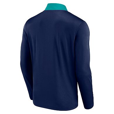 Men's Fanatics Navy Seattle Mariners Unstoppable Quarter-Zip Top